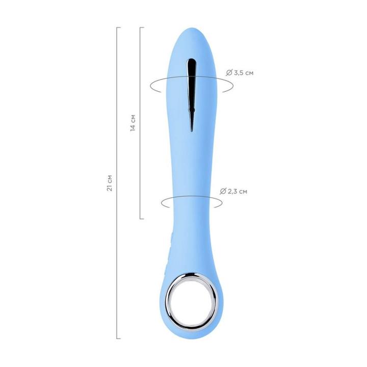 Stymulator z mikroprądami i wibracjami 10+10 trybów