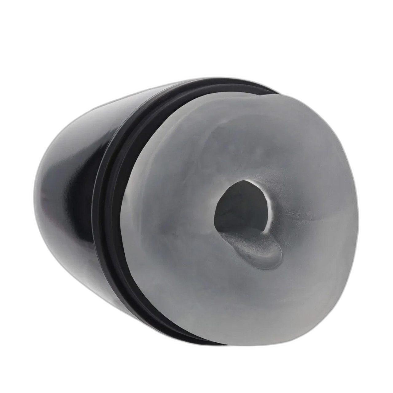 Masturbator z podciśnieniem i wibracjami gun metal | Loris.pl