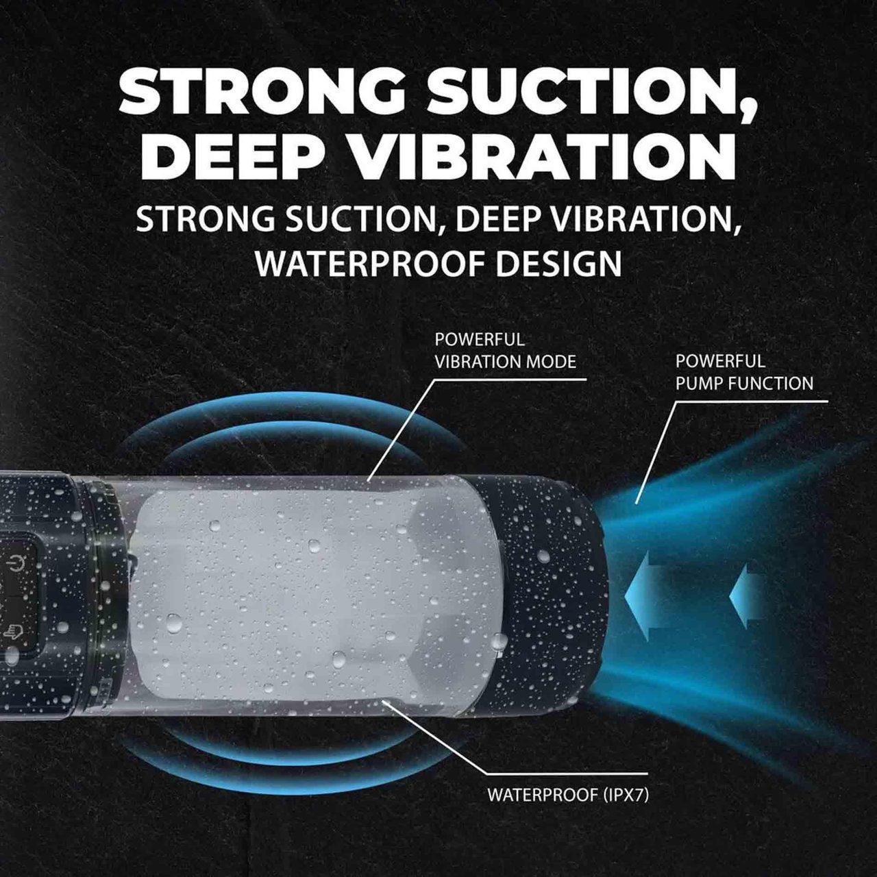 Automatyczna wodoodporna pompka próżniowa do masturbatora | Loris.pl