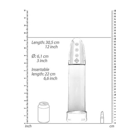 Automatyczna pompka próżniowa dla mężczyzn usb transparentna