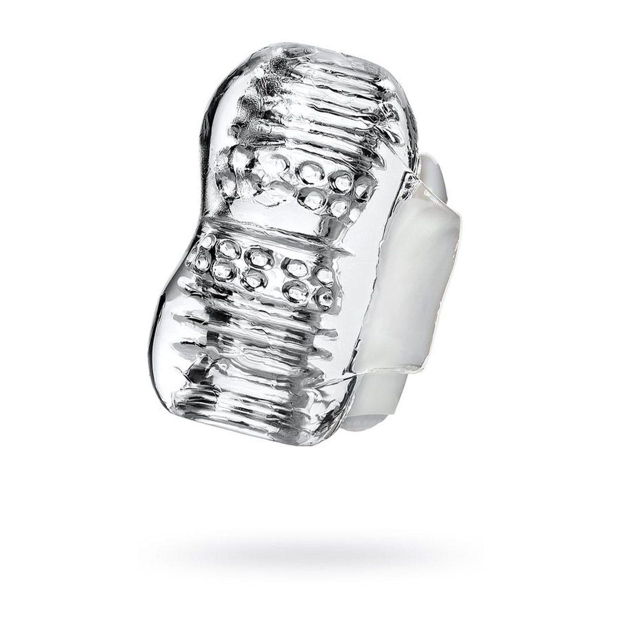 Transparentna masturbatorka z wibracją TPE 9 cm – intensywna stymulacja | Loris.pl