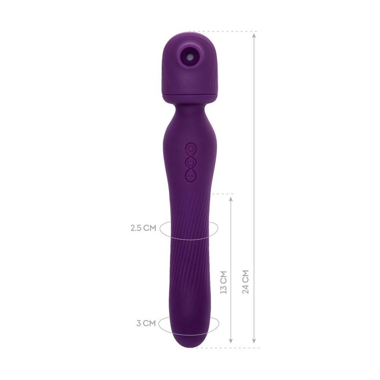 Stymulator do bielizny z pilotem 2w1 silikonowy 13 cm | Loris.pl