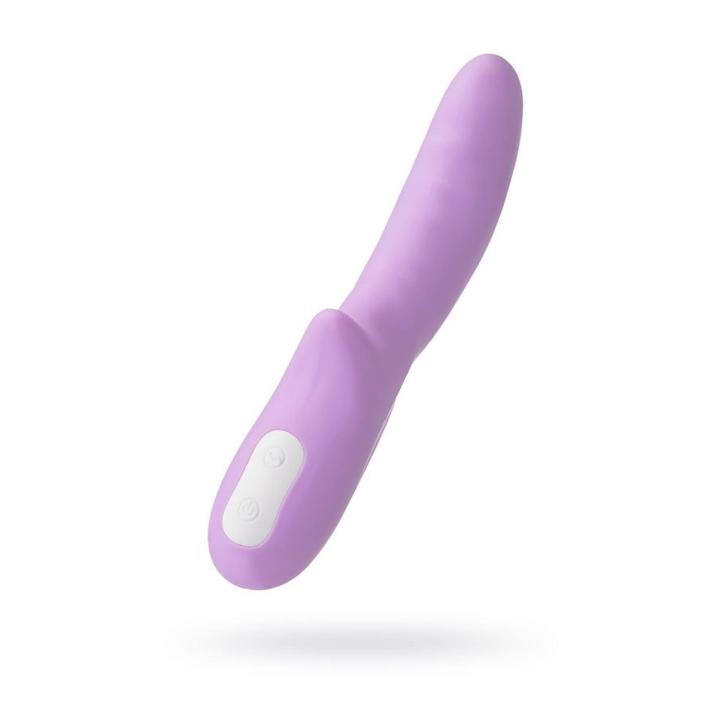 Wibrator obrotowy 20,7 cm rotacja 360° + wibracje | Silikon USB