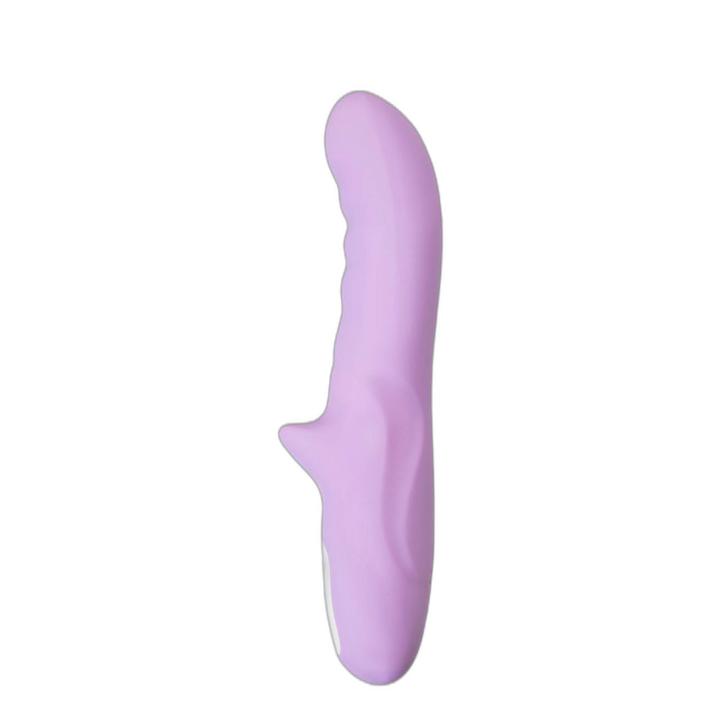 Wibrator obrotowy 20,7 cm rotacja 360° + wibracje | Silikon USB