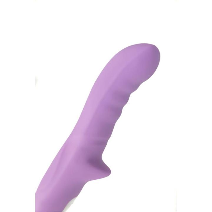 Wibrator obrotowy 20,7 cm rotacja 360° + wibracje | Silikon USB
