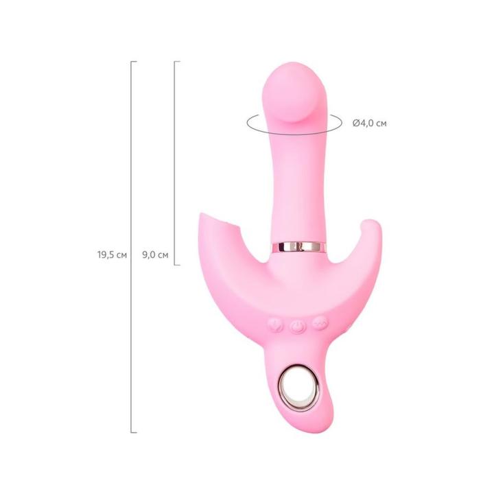 Wibrator króliczek 19,5 cm obrotowy punkt G + łechtaczka