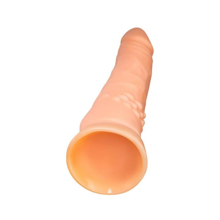 Realistyczne dildo z przyssawką cieliste 16,8 cm TPE
