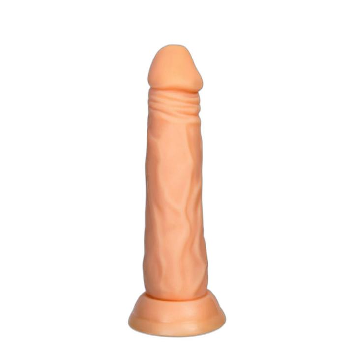 Realistyczne dildo nude 17,5 cm TPE z przyssawką