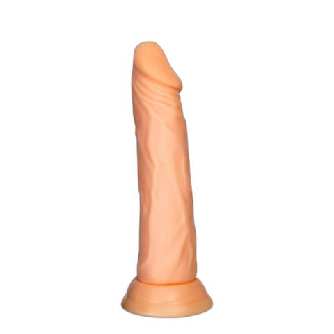 Realistyczne dildo nude 17,5 cm TPE z przyssawką