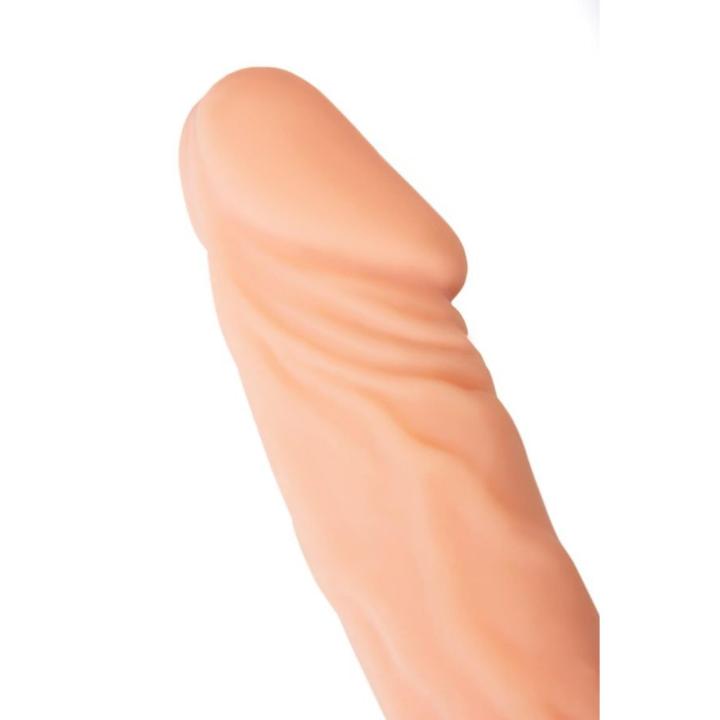 Realistyczny wibrator grzewczy 19 cm z TPE | 12 trybów, elastyczny, USB