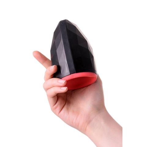 Rozgrzewany masturbator silikonowy 12 cm | ładowanie usb