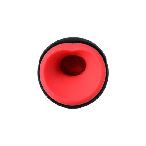 Masturbator męski silikonowy 18,5 cm czarny | ładowanie usb