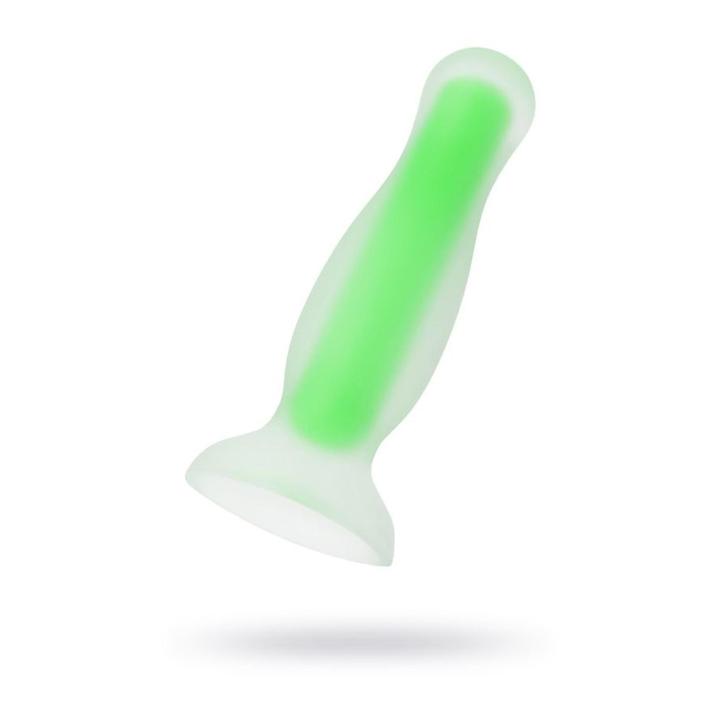 Świecący plug analny z dwuwarstwowego silikonu
