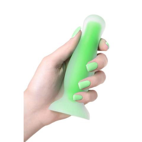 Świecący plug analny z dwuwarstwowego silikonu