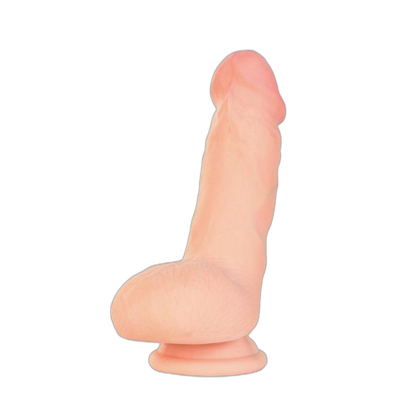 Realistyczny wibrator 18,5 cm z pilotem i przyssawką | 7 trybów wibracji