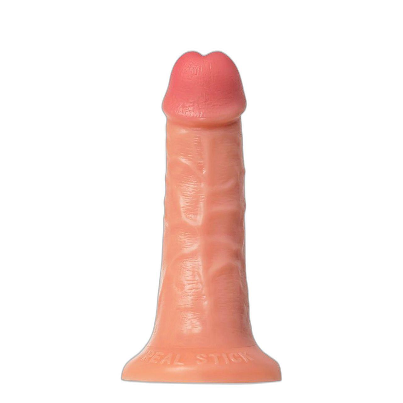 Realistyczne dildo z przyssawką 16 cm cieliste PVC | Loris.pl
