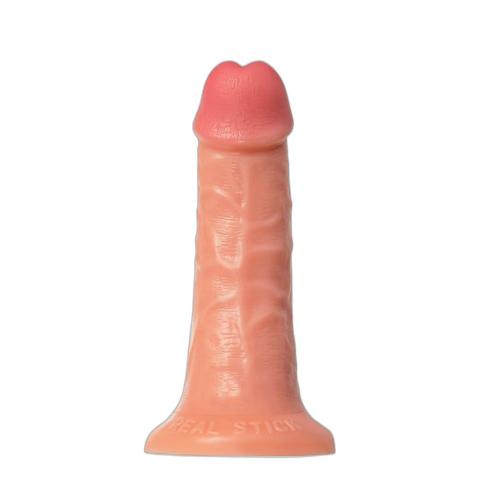 Realistyczne dildo z przyssawką 16 cm cieliste PVC