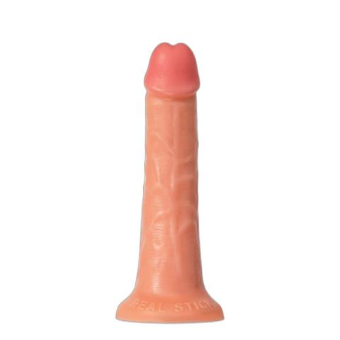 Realistyczne dildo z przyssawką 18 cm cieliste