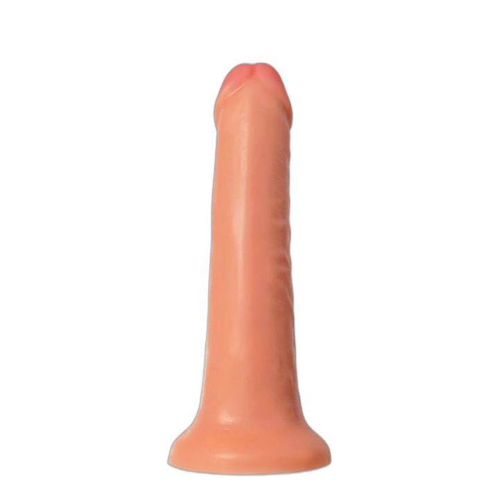 Realistyczne dildo z przyssawką 18 cm cieliste