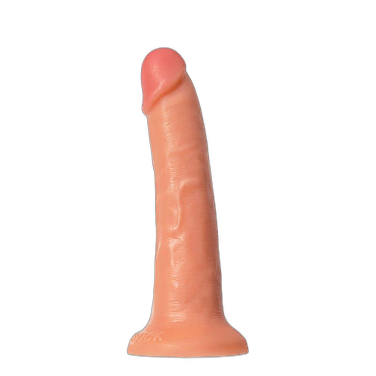 Realistyczne dildo z przyssawką 18 cm cieliste | Loris.pl