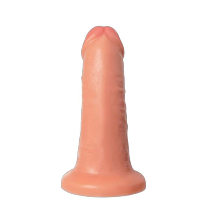 Realistyczne dildo z przyssawką 18 cm cieliste PVC