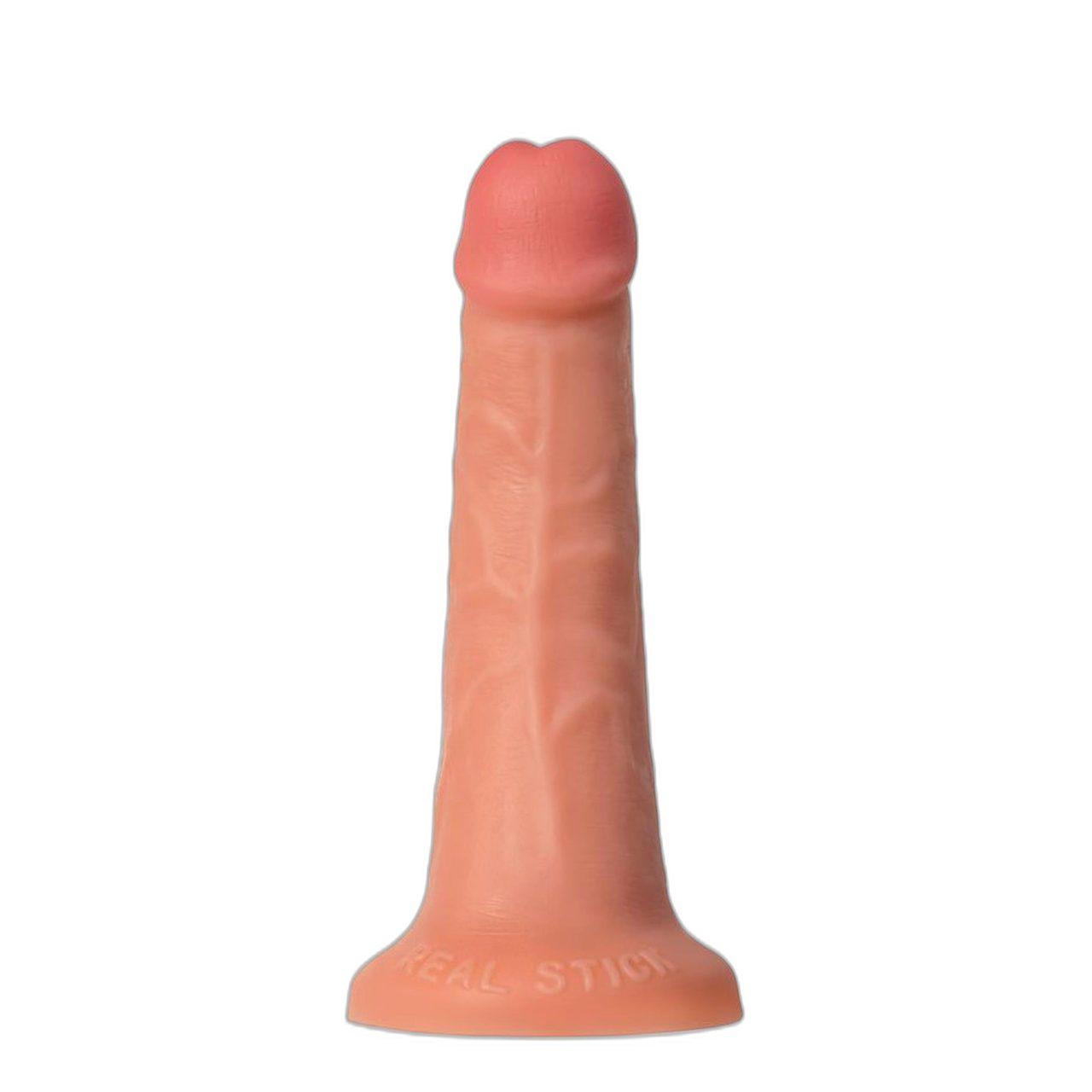 Realistyczne dildo z przyssawką 20 cm Ø 4 cm cieliste | Loris.pl