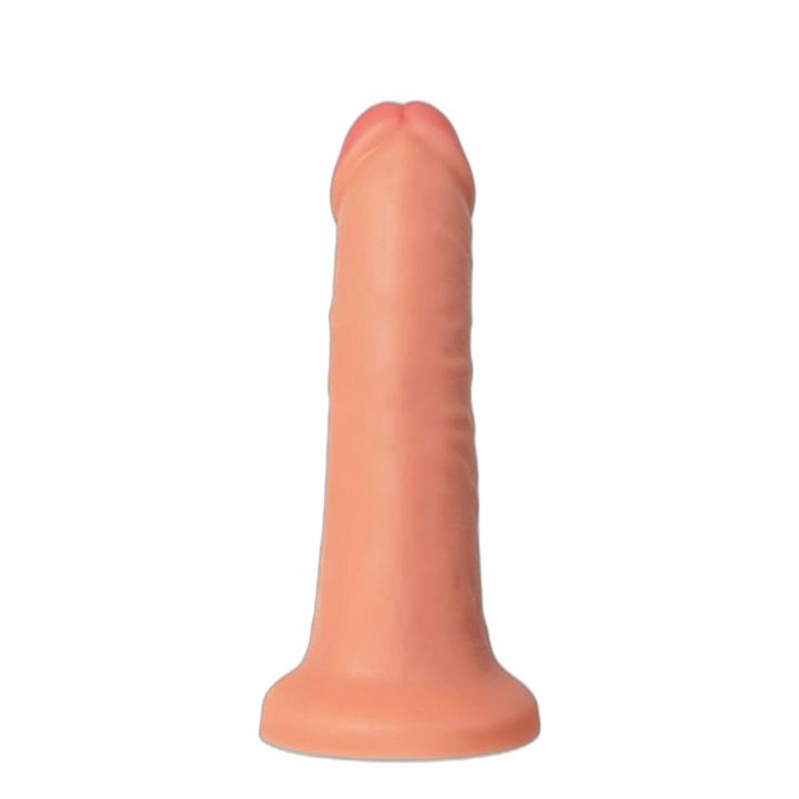 Realistyczne dildo z przyssawką 20 cm Ø 4 cm cieliste