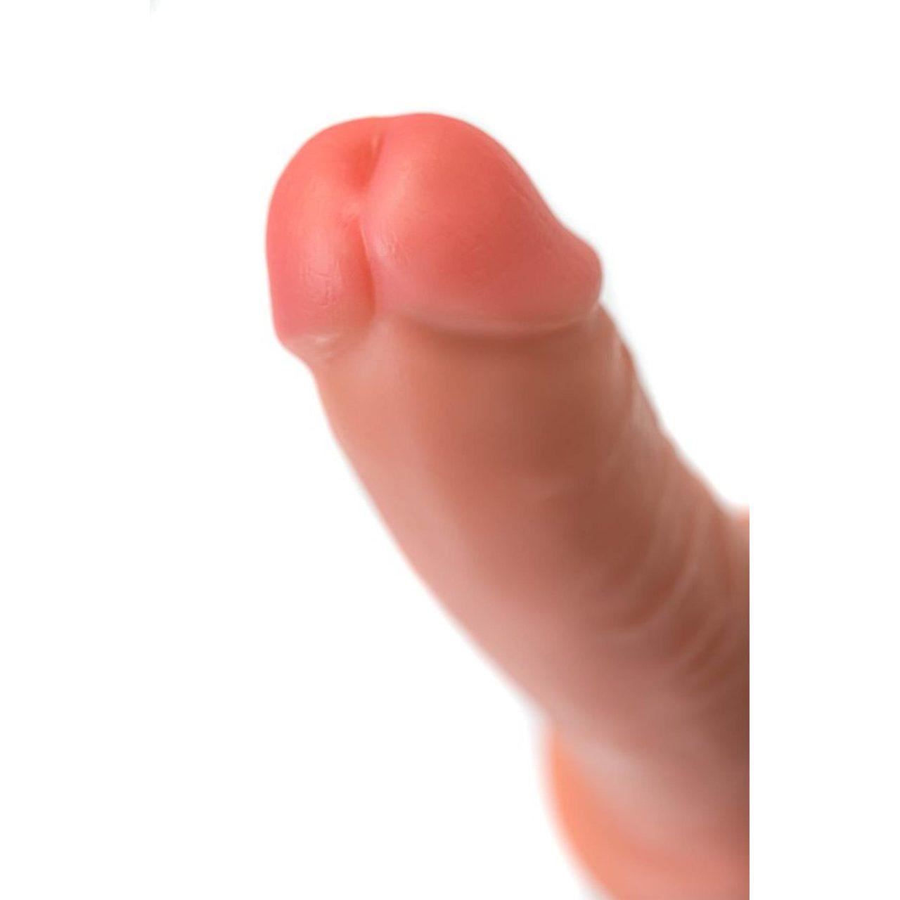 Realistyczne dildo z przyssawką 20 cm Ø 4 cm cieliste | Loris.pl