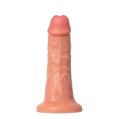 Realistyczne dildo z przyssawką cieliste 20 cm, średnica 5 cm