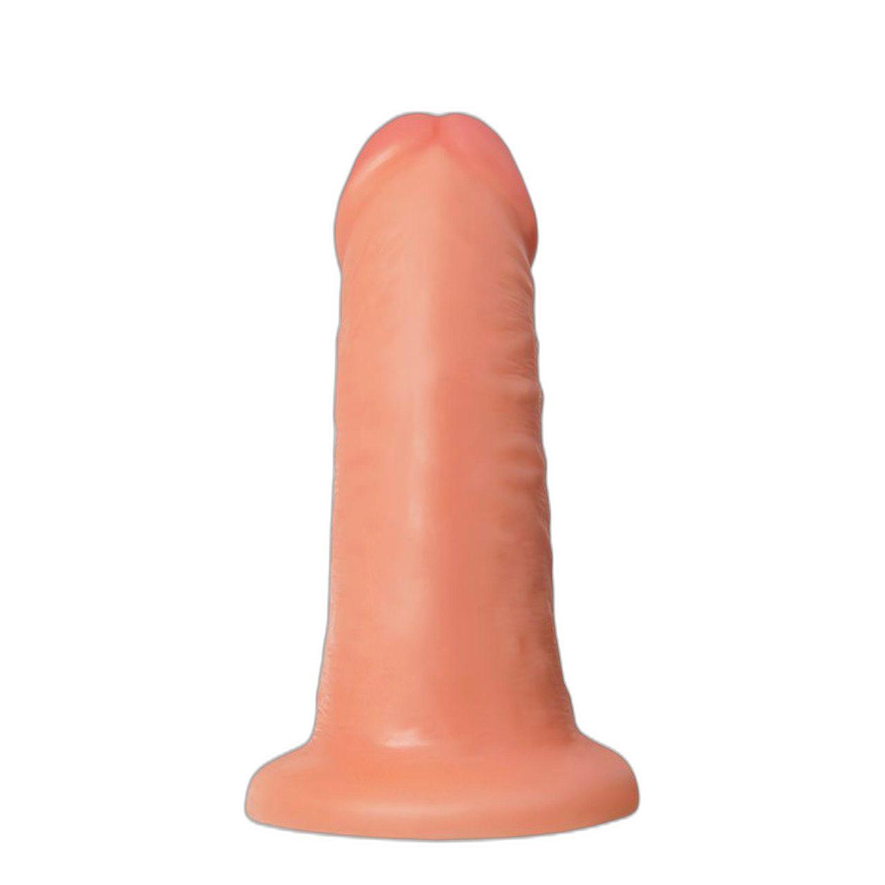 Realistyczne dildo z przyssawką cieliste 20 cm Ø 6 cm | Loris.pl