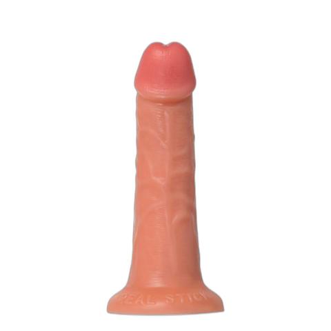 Realistyczne dildo z przyssawką 16 cm cieliste | średnica 3 cm