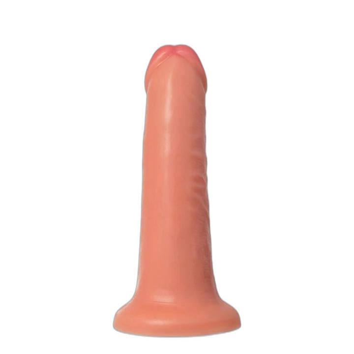 Realistyczne dildo z przyssawką 16 cm cieliste | średnica 3 cm