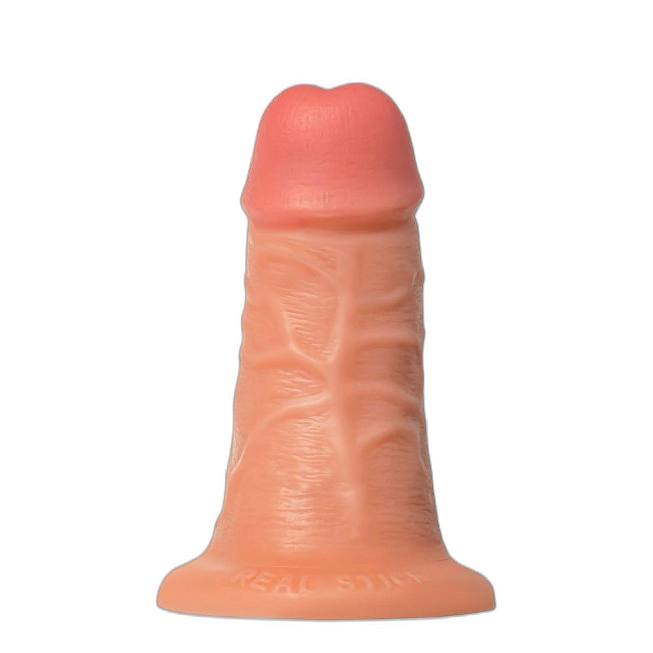 Realistyczne dildo 16 cm z przyssawką cieliste | średnica 6 cm | Loris.pl