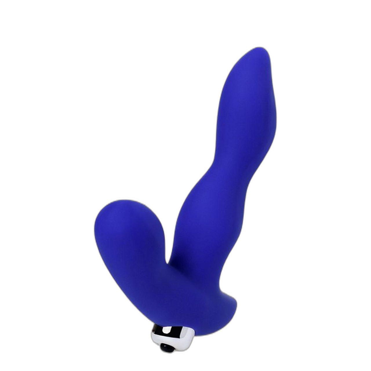 Wibrujący masażer prostaty niebieski | kompaktowy masaż punktu p