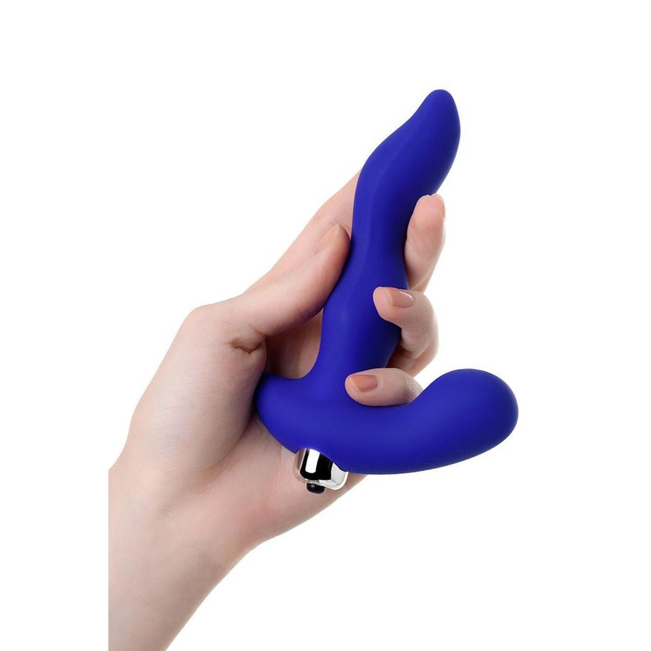 Wibrujący masażer prostaty niebieski | kompaktowy masaż punktu p