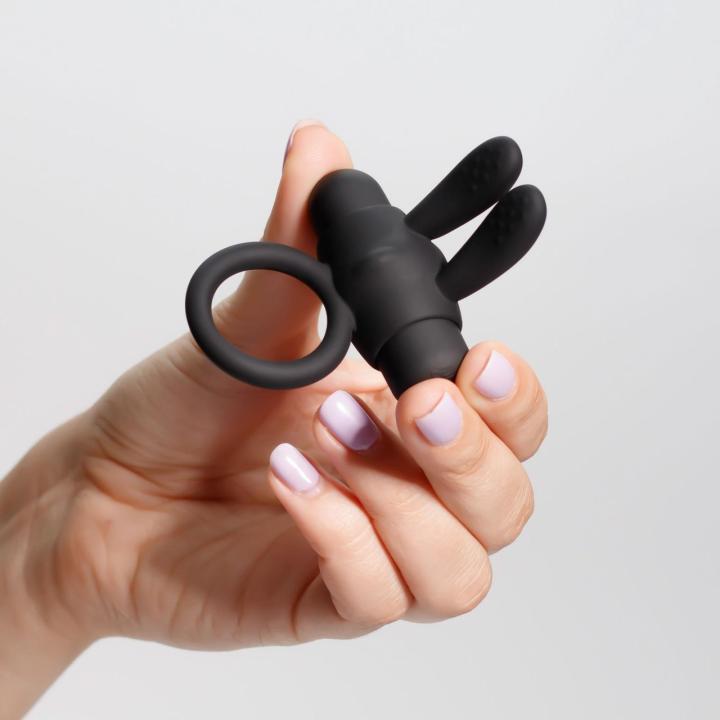 Pierścień erekcyjny z wibracją i stymulacją łechtaczki | 10 trybów