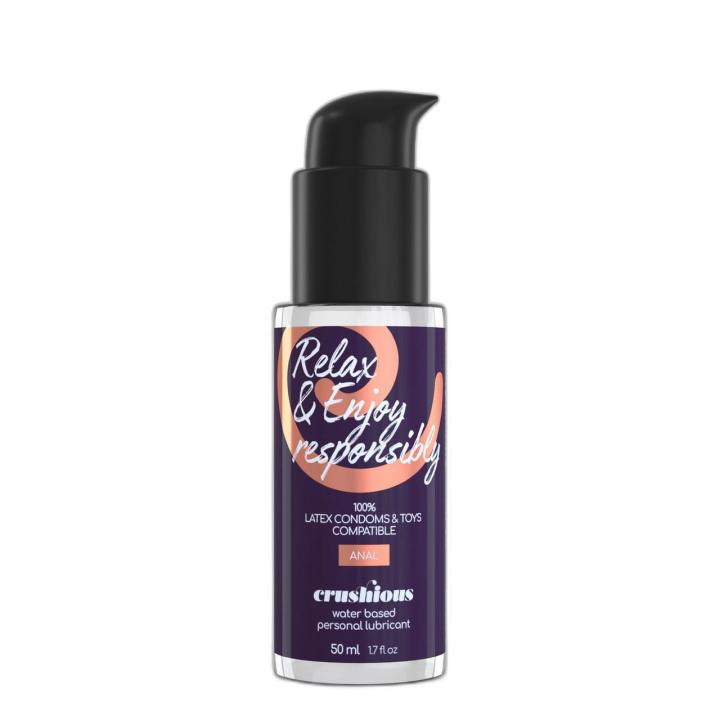Podwójne dildo fioletowe + lubrykant analny 50 ml