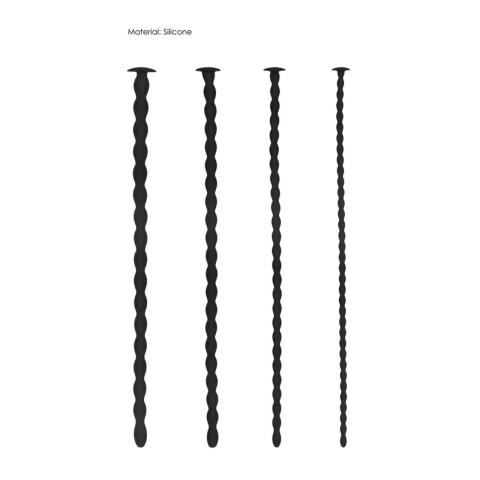 Silikonowe sondy do cewki spiralne 4 szt 30 cm – różne średnice