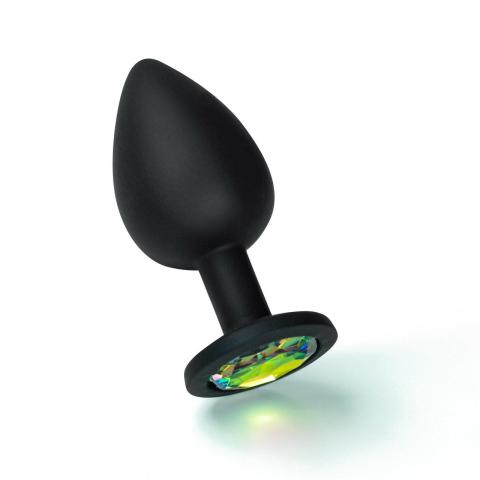 Duży korek analny z 4 wymiennymi ozdobami – elegancki plug