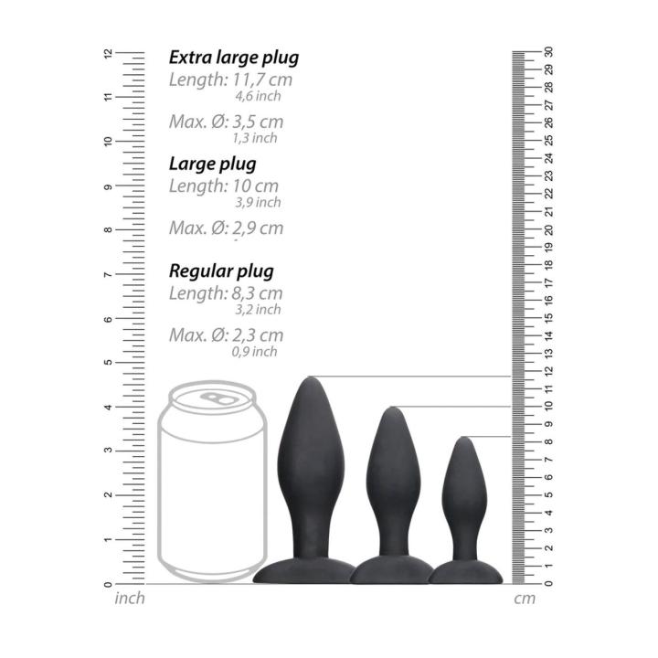 Zestaw plugów analnych silikonowych – miękkie plugi dla początkujących i zaawansowanych