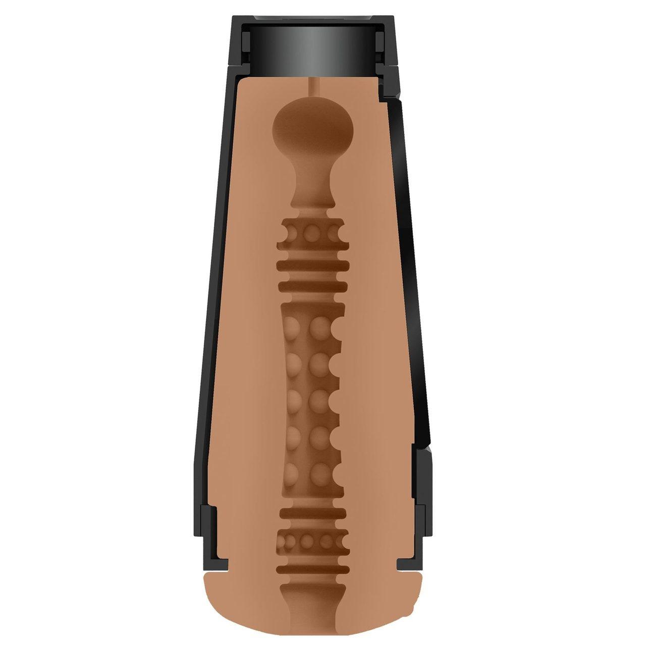 Realistyczny masturbator waginalny ULTRASKYN w obudowie karmelowy | Loris.pl