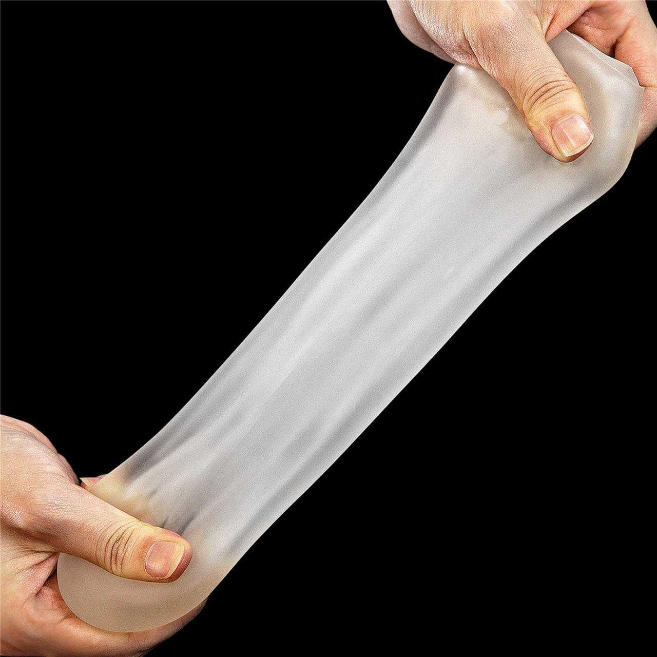 Masturbator dla mężczyzn spiralny 12,7 cm | Miękki rękaw TPE + lubrykant