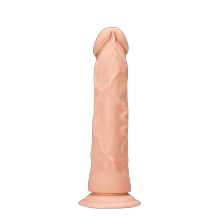 Realistyczne dildo bez jąder 25 cm z przyssawką i do uprzęży