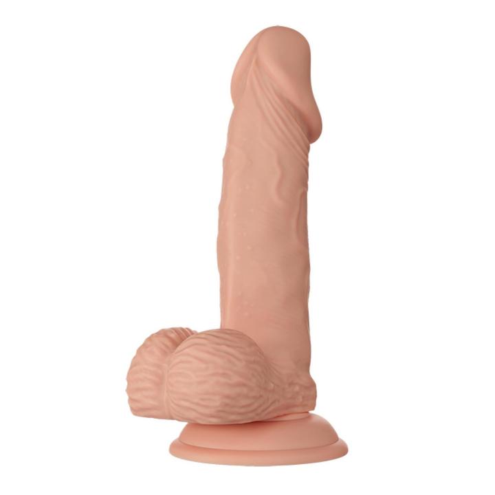 Realistyczne dildo z przyssawką 19,0 cm TPR