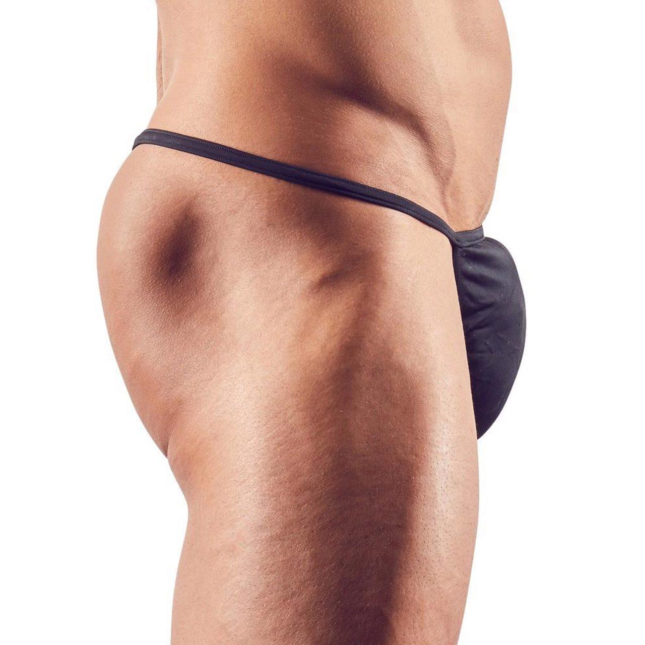 Męskie mini stringi l z połyskiem - elastyczne i wycięte | Loris.pl