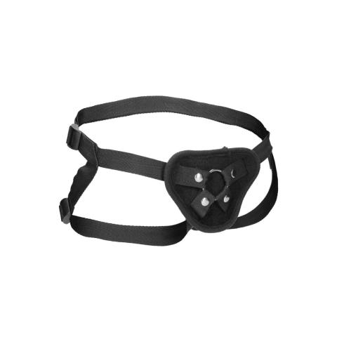 Regulowana uprząż strap-on z o-ringiem do dildo