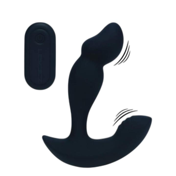 Stymulator prostaty z pilotem 2 silniki - silikonowy, wodoodporny, USB | Loris.pl