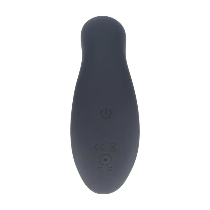 Stymulator prostaty z pilotem 2 silniki - silikonowy, wodoodporny, USB