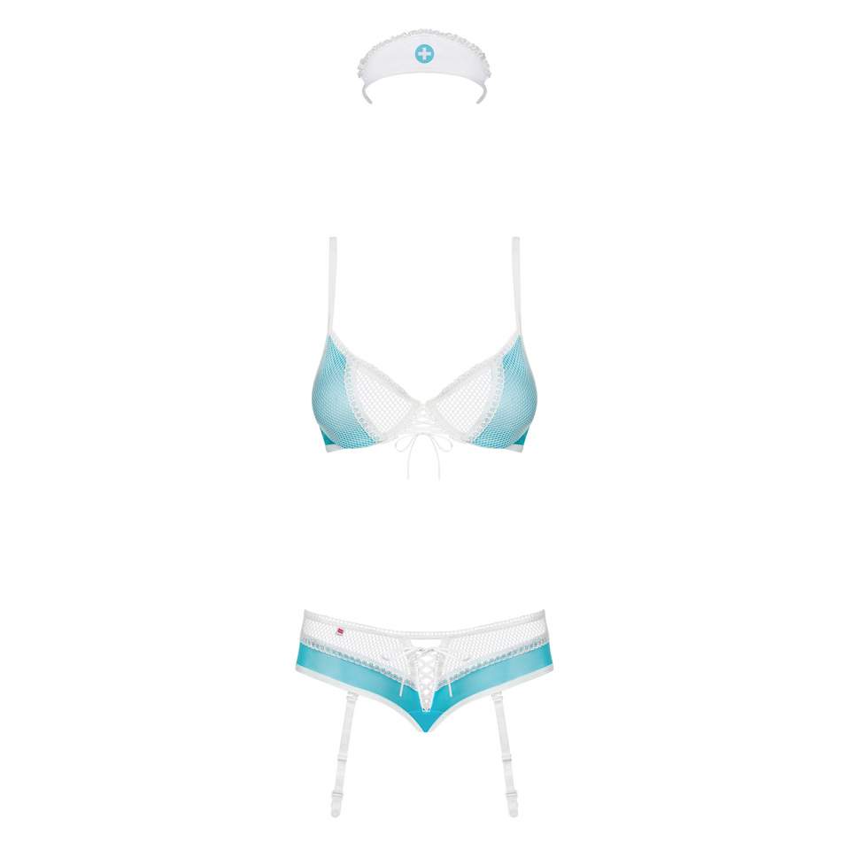 Kostium Obsessive 834 CST 6, pielęgniarka w skąpiej bieliźnie