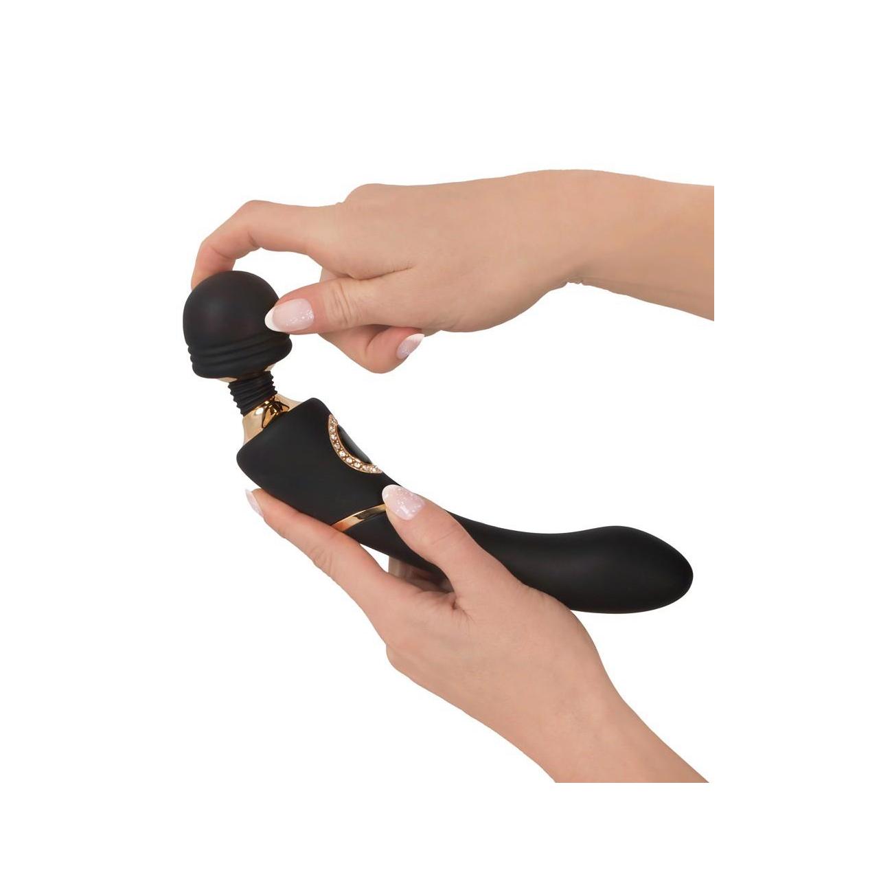 Elegancka różdżka masująca USB wodoodporna | 10 trybów wibracji